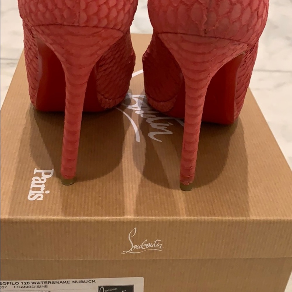 Christian Louboutin shoes Neofilo nubuck sz 37.5 - Picture 4 of 7